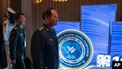Zhang Youxia, Vice Chairman of the CPC Central Military Commission, arrives for the Western Pacific Navy Symposium in Qingdao in eastern China's Shandong province, April 22, 2024.
