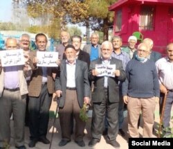 اعتراضات بازنشستگان صنایع فولاد البرز غربی، رودبار گیلان، یک‌شنبه ۳۰ مهر ۱۴۰۲