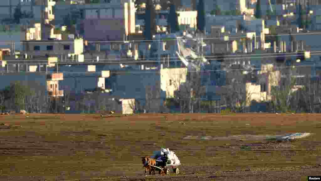 Garin Kobani a Siriya, 6 ga Nuwamba, 2014.