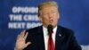 President Donald Trump speaks about his plan to combat opioid drug addiction at Manchester Community College, March 19, 2018, in Manchester, New Hampshire. 