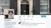 A screen shot of Larry the Cat's Twitter account.