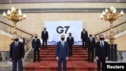 Para menteri luar negeri G7 bertemu di London untuk pertemuan tatap muka pertama dalam dua tahun. (Foto: Reuters)