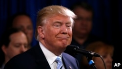 Donald Trump, Bismarck, North Dakota, 26 mai 2016.