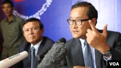 The opposition Cambodia National Rescue Party is calling for an Oct. 23 demonstration, on the anniversary of the 1991 Paris Peace Accords.