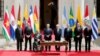 El presidente de Chile, Sebastián Piñera, y su homólogo colombiano, Iván Duque, son los impulsores de Prosur. Venezuela está en el centro de atención de los países reunidos el viernes 22 de marzo de 2019.