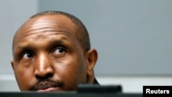 Bosco Ntaganda ezwui etumbu ya boloko ya mibu tuku misato na CPI (Cour pénale international), La Haye, Pays-Bas, 8 juillet 2019.
