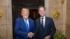 Prezida watowe Donald Trump n'umunyamabanga mukuru wa OTAN, Mark Rutte